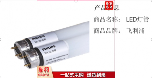 飞利浦单端LED玻璃灯管