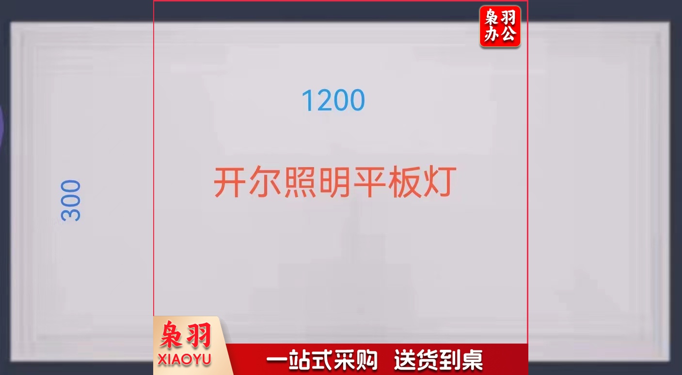 开尔  LED平板灯 办公教室商场照明面板灯 300*1200 (十个一组，单组起售)
