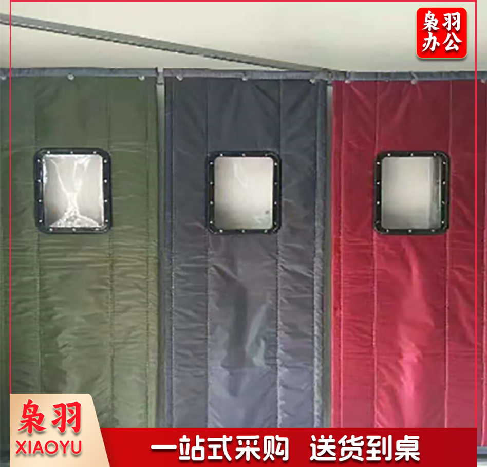 定制牛津布棉门帘两层厚（含安装）单位：平米