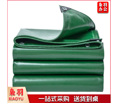 茗末油布防汛防雨工业盖布苫布防水布篷布防水防晒加厚遮雨布卷帘布 绿色款需定制尺寸 价格为每平米