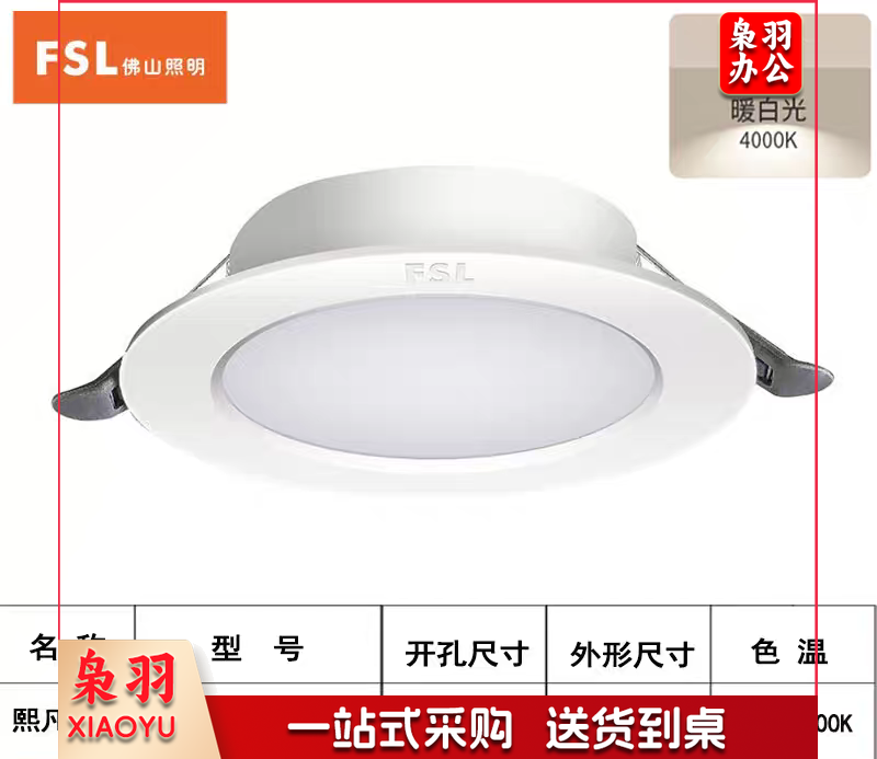 佛山筒灯4寸4000K中性光 FL5046