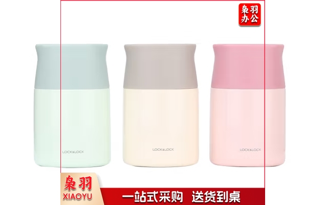 乐扣乐扣焖烧杯 大容量饭盒女便携家用真空304不锈钢焖粥8037保温壶 浅绿色 600ml