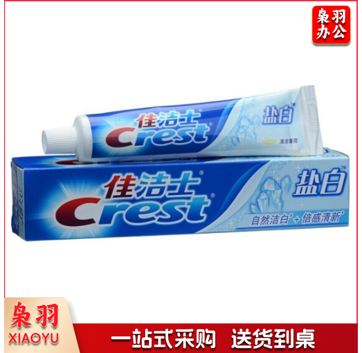 佳洁士盐白牙膏 90g 单位：支