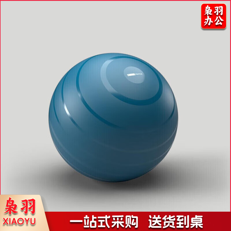 迪卡侬 瑜伽球初学者普拉提球瑞士球GYPA中号-65厘米-蓝绿色-4135365 