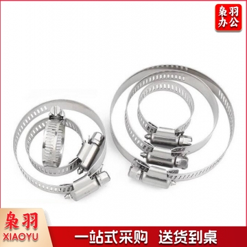 304不锈钢喉箍卡箍管卡管夹抱箍 213-235mm 8寸管用 1个 