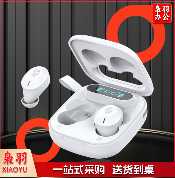 爱国者屏显电量蓝牙耳机T21(白)