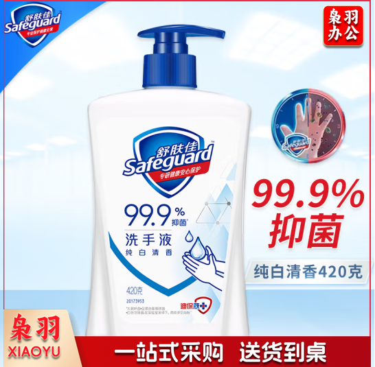 舒肤佳 纯白清香洗手液420g