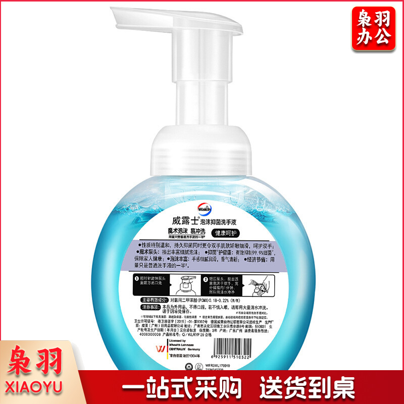 1100129958EA 威露士 泡沫洗手液 （健康呵护） 300ml 24瓶/箱