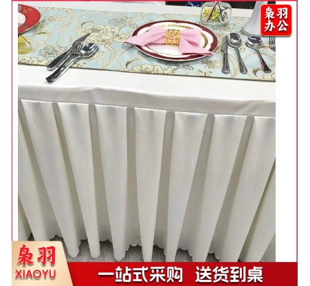 单面贡缎布桌布 每平米