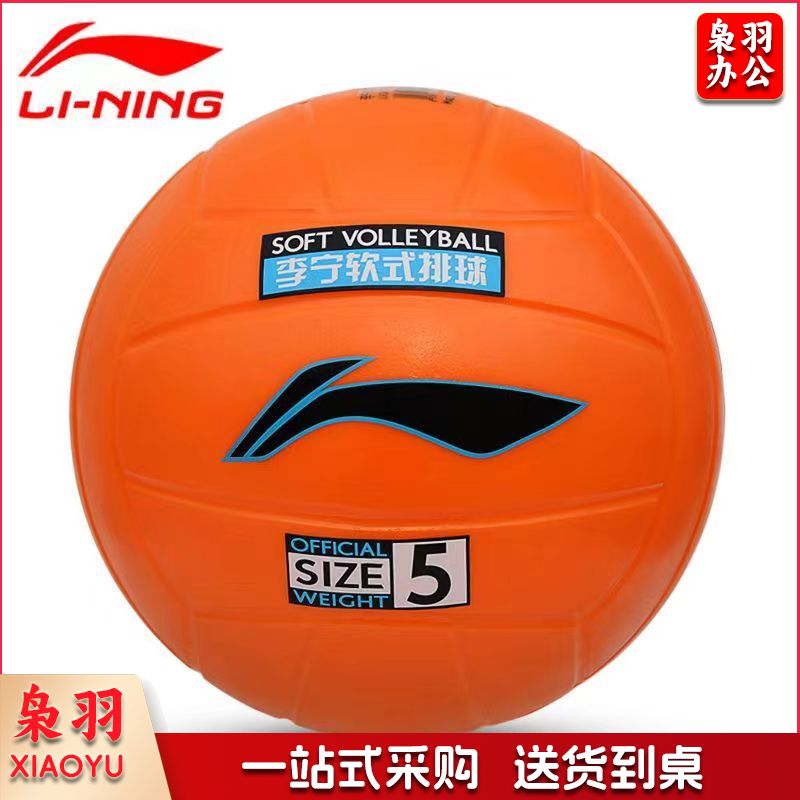 成人学生专业比赛日常训练软式排球 V5M1500-5号训练球