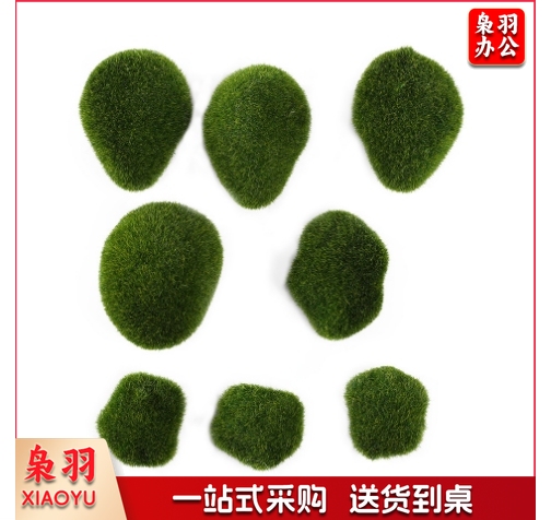 仿真石头沙盘材料毛石头 植物墙假绿植 居家装饰庭院环创（八块装）