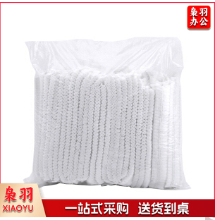  一次性帽子头套 无纺布帽子条形 防污帽头套 白色只