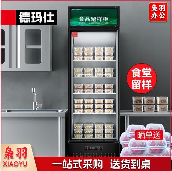 德玛仕食品留样柜 学校幼儿园公司食堂用水果蔬菜留样冰箱保鲜冷藏冰柜展示柜LG-300ZBL1  TJHX04101041328026