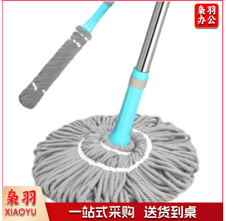 拧水纤维拖把 自拧水拖把 颜色随机
