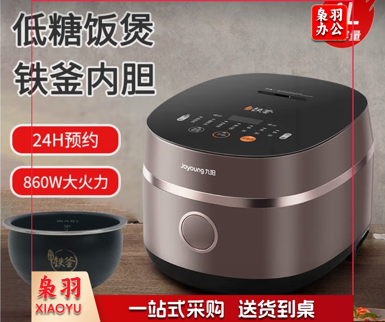 九阳铁釜胆电饭煲