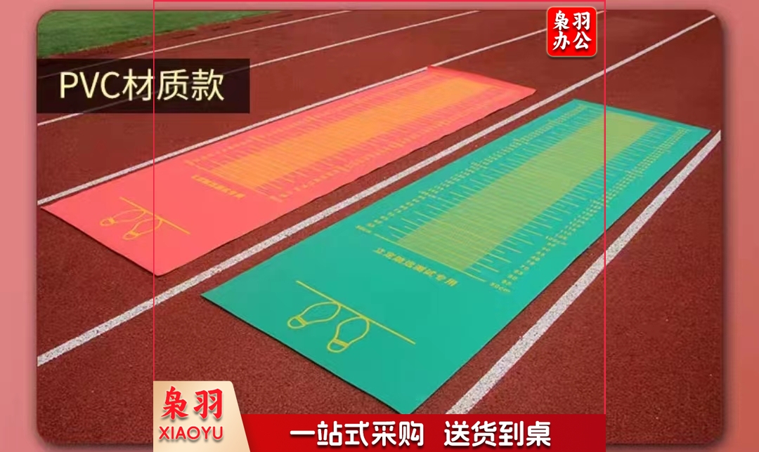 立定跳远垫 测试专用垫体育用品垫 成人3.5米PVC垫 颜色随机
