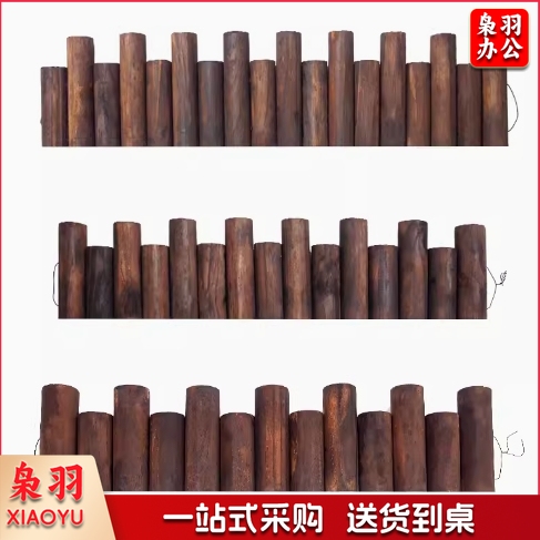 防腐木栅栏花园围栏庭院篱笆护栏室小木桩 【7cm粗】50/60高90cm
