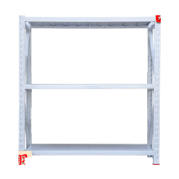 架子仓储家用置物 轻型加厚承重仓库库房展示金属架 层架中型货物 架子 白色-三层-主架 轻型 长150* 宽40* 高200cm-CC3292