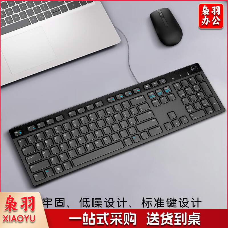 戴尔（DELL）KB216 键盘 有线  多媒体键盘 办公键盘 全尺寸键盘  即插即用  键盘（黑色）