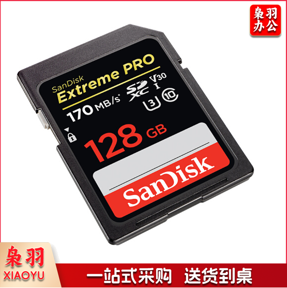闪迪（SanDisk）128GB SD存储卡数码相机内存卡 读速170MB/s 写速90MB/s