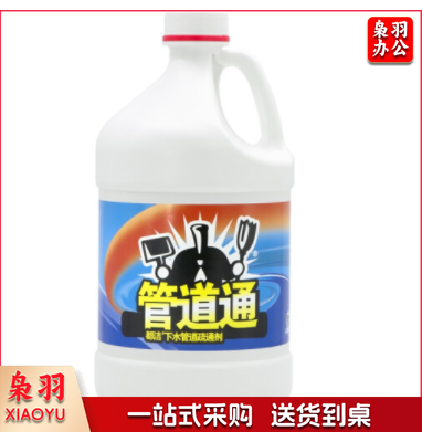 都洁 管道通 管道疏通剂 3.7L大桶装 下水道头发纸屑厨房卫生间油污堵塞 1桶