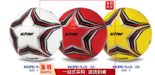 世达/star SB6415C 5号成人中学生 中考高考训练比赛足球 PU材质 5号球