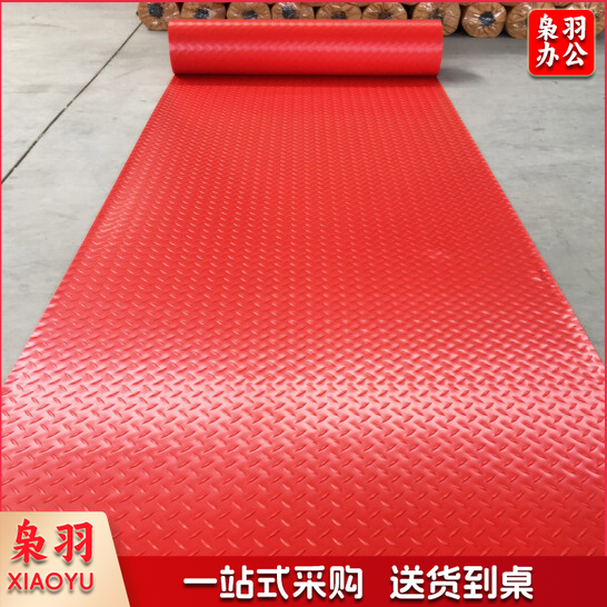 防水地垫 地胶塑料防水防油防滑垫 厚度：1.5mm 宽度：1.3米 长度：15米 货号：LJ 毯子