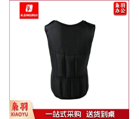 康瑞KANGRUI沙 衣实心沙背心高回弹三层复合呢绒面料双层，内置钢砂布袋可随意调节重量，更能 有效避免重力摩擦，可拆洗KP856黑色15kg