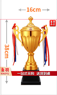 金属奖杯  36*16 cm