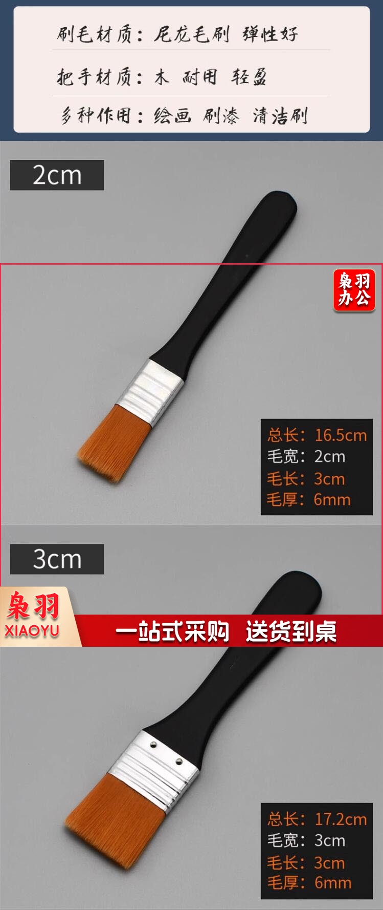 涂鸦绘画颜料刷美术生丙烯毛笔平头加厚清洁小刷子 2.jpg