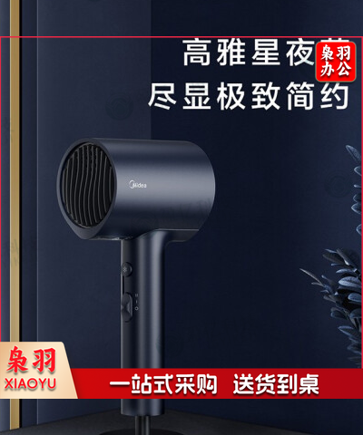 美的（Midea）千万负离子电吹风 大功率 家用速干柔顺护发吹风筒 电吹风机 节日礼物 MB-AJ0503星夜蓝