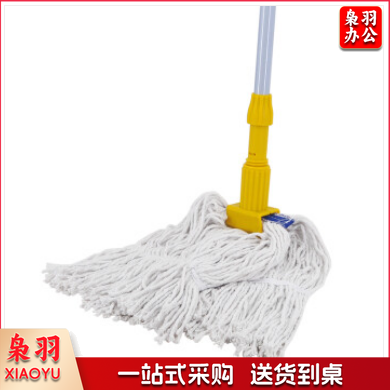 白云（BaiYun）AF01065 白色蜡拖把套装（拖把头+杆）