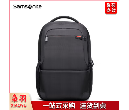 电脑包15.6英寸男女双肩背包书包商务背包旅行包36B 黑色