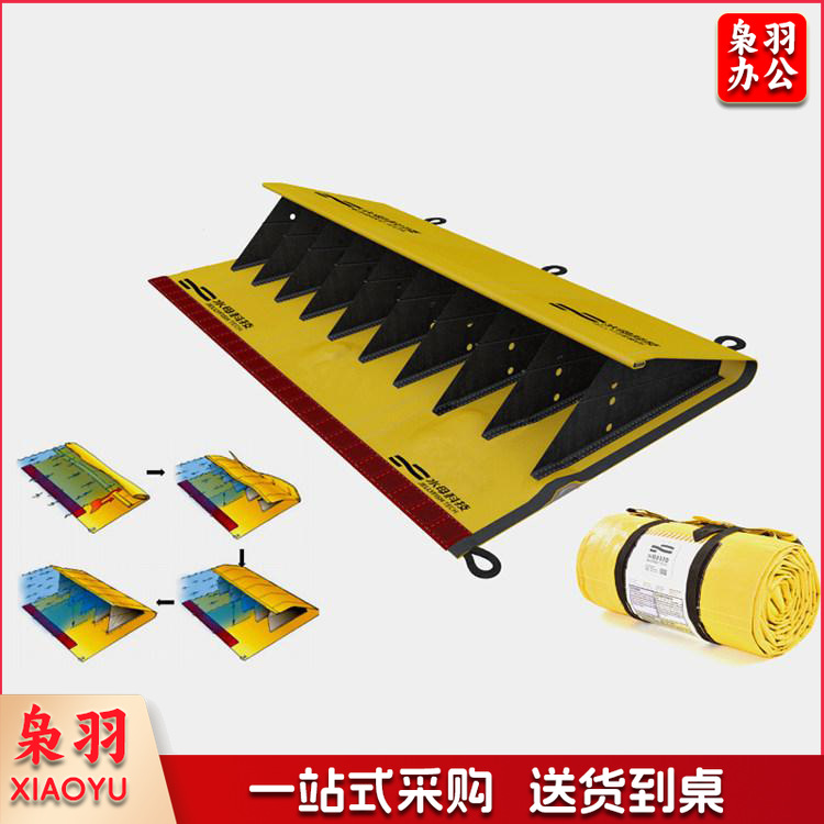 户外软体式拦水坝可折叠橡胶挡水子堤河道挡水拦洪坝（6x2m（高度0.6m））