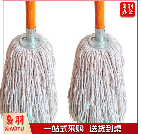木杆拖把 棉线拖把 酒店大堂老式墩布尘推拖布工厂医院学校商超物业吸水拖把