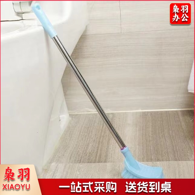 加粗杆长柄马桶刷不锈钢马桶刷子卫生间清洁刷无死角去污清洁厕刷