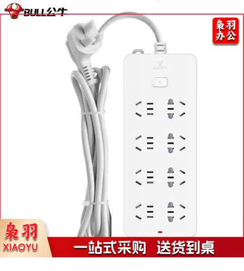 公牛(BULL) GN-217 接线板8位总控全长3米