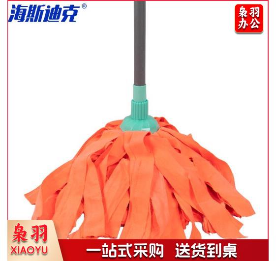 海斯迪克  HKQJ18 (5只装)实用毛巾墩布拖把 漆杆 大号可拆卸替换拖布 老式拖把 (颜色随机发货) (077)