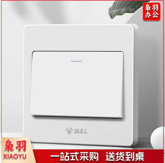 公牛  一开单控开关   G07K111C白色