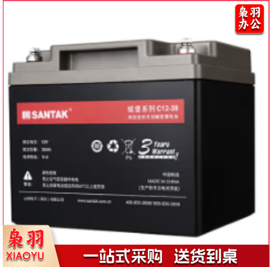 山特(SANTAK) 山特UPS电源电池铅酸蓄电池免维护12V38AH