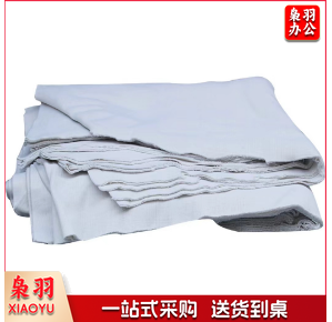 工业擦机布 抹布白色 吸水吸油 不掉毛 棉质擦油布 1千克