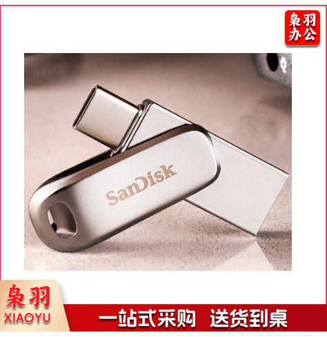 闪迪(SanDisk) 256GB Type-c 手机U盘 DDC4 安全加密 usb双接口优盘 手机平板笔记本电脑通用