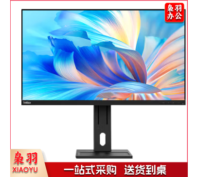 联想(Lenovo) ThinkVision28英寸电脑显示器 E28U-20 4K UHD超清 IPS技术 原生滤蓝光 支持壁挂 HDMI/DP接口