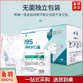 n95防护口罩头戴式独立体单片独立包装