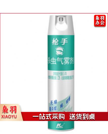枪手 600ML 杀虫气雾剂 无味 枪手杀虫剂(小螳螂无味)