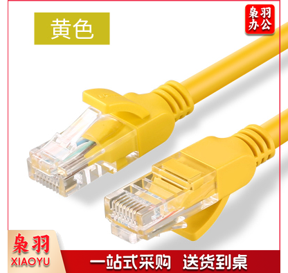 UGREEN绿联NW103超五类百兆网线黄色 3米