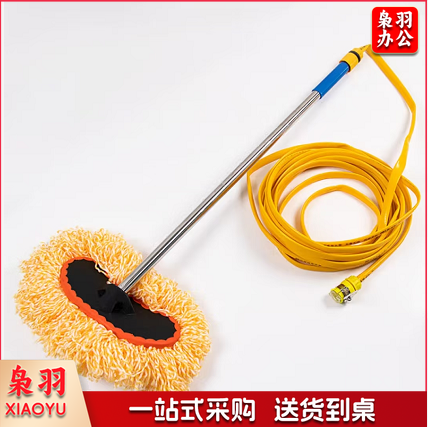 洗车刷车擦车工具 除尘软毛刷 圆黄纳米通水刷+10m水管