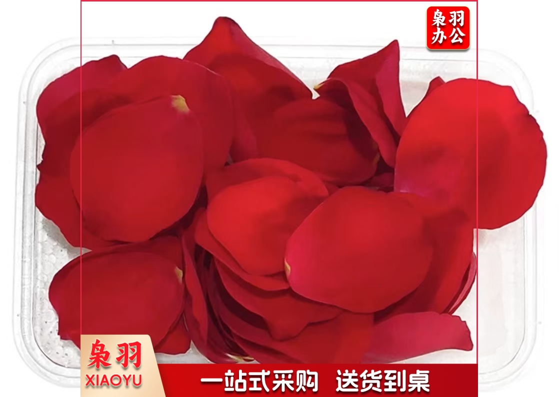 酒店西餐花草摆盘新鲜小玫瑰花片(100片/包 )