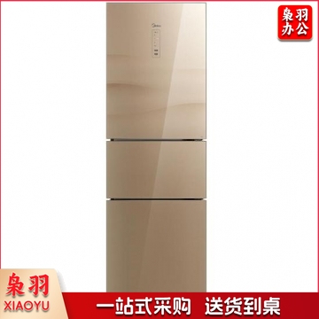 美的(Midea)BCD-217WTGM 217升三开门 温风冷无霜节能安静冰箱