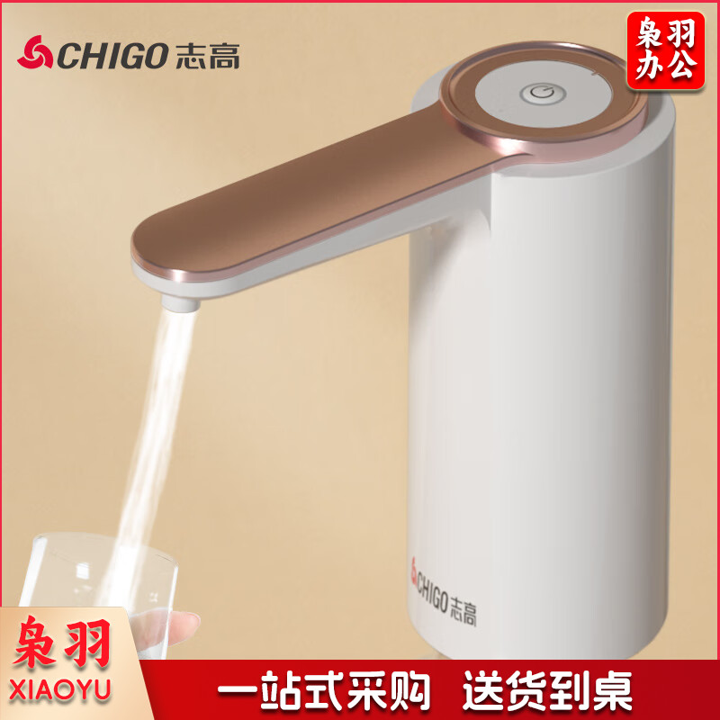 志高(CHIGO)抽水器桶装水 纯净水抽水器 饮水机抽水泵 桶装水取水器 家用办公室自动上水器CSQ-970